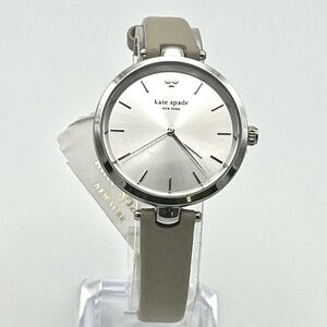 Kate Spade NWT Silver and Beige Ladies Watch Working